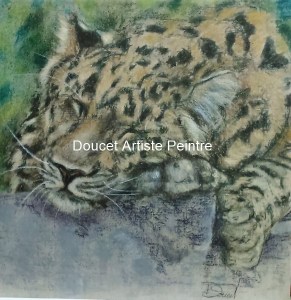 La sieste pastel sec 10 x 12