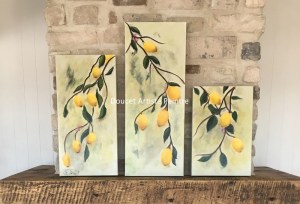 Triptyque au citron (commande)