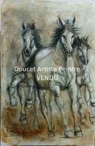  VENDU  Cavalcade 36x24